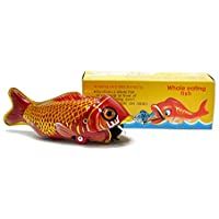 Los mejores  - FANMEX - Fantastik - Ballena Come pez de hojalata diseño Retro - Juguetes de colección